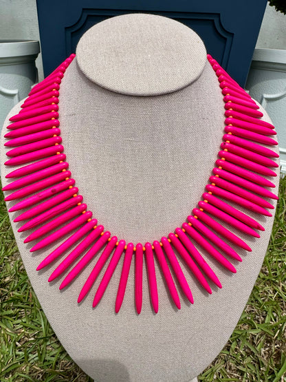 Coastal Chaos- Hot Pink + Orange