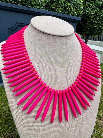 Coastal Chaos- Hot Pink + Orange