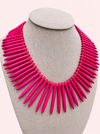 Coastal Chaos- Hot Pink + Orange